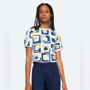 Sea NY Hayden crochet top